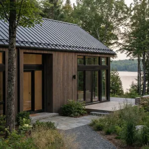 Lakeview Vertical Timber Studio Cabin