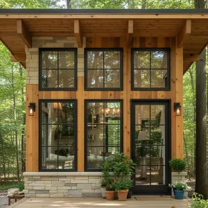 Cozy Forest Escape With a Modern Twist