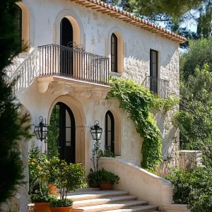 Elegant Mediterranean Arches: A Mansion Beckons
