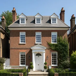 Brick Manor With Classic Poise