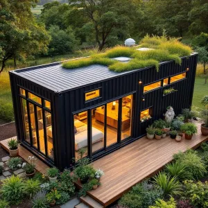 A Cozy Container Getaway: Nature’s Embrace