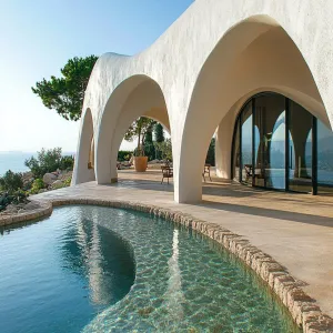Elegant Arches Meet Azure Waters