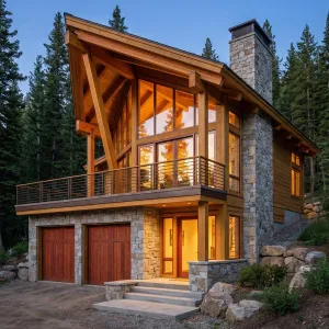 Summit Beamview Mountain Timber Cabin