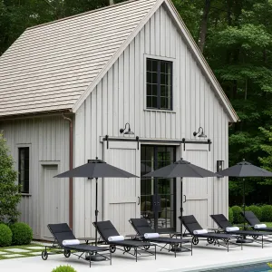 Quaint Aquatic Barn Retreat