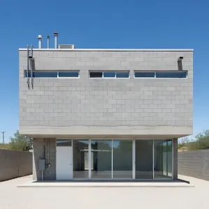 Concrete Chic: The Blocky Abode