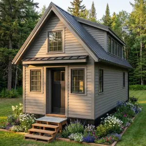 Evergreen Eaves Meadow Tiny Cottage