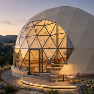 Sunset Ember Panorama Sphere