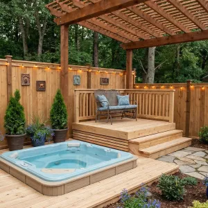 Cedar Canopy Jacuzzi Garden Niche