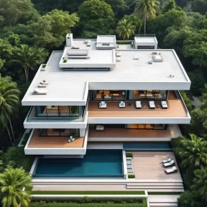 Concrete Serenity Above the Jungle