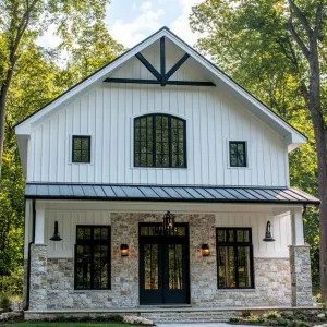 Graceful Gable Getaway in the Woods