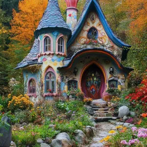 Whimsical Woodland Cottage