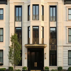 Vertical Fan Motif Art Deco Townhouse