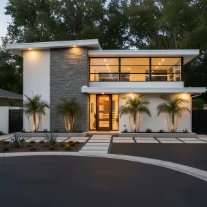 Sharp Angles and Palm Dreams: A Modernist Tale