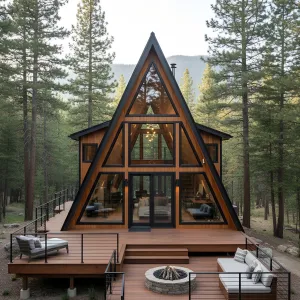 A-Frame Serenity with a Grand Deck