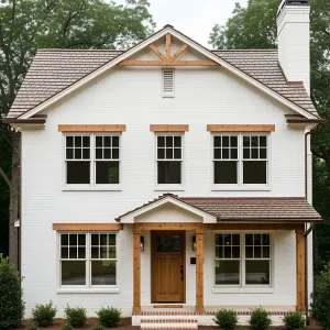 Cozy White Wonder with a Chimney Twist