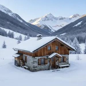 Stone-Lodge Alpine Hideaway