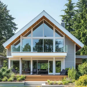 A-Frame Delight with a Glassy Grin