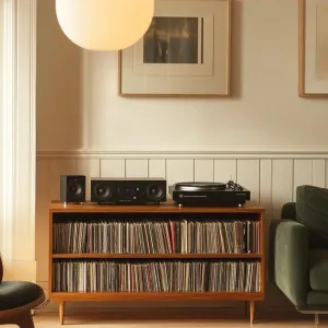 Groovy Vinyl Retreat: Aesthetic Echoes