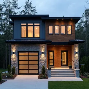 Twilight Timber And Graphite Lines