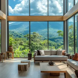 Floor-to-ceiling Windows for Natural Light