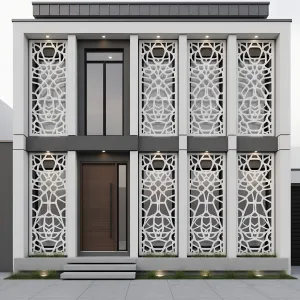 Cellular Weave Facade Screens