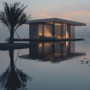 Minimalist Floating Residences