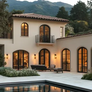 A Tuscan Twist with Poolside Pizzazz