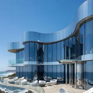 Glass Waves: The Ocean Reflected Palace
