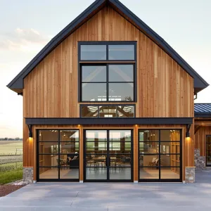 Modern Barn Bliss: A Stylish Sanctuary with a Twist