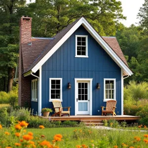 Aqua Dream Beneath Tall Pines