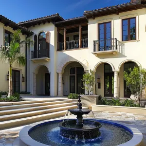Secluded Courtyards With Fountains