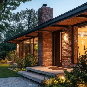 Chic 70s Chateau: Brick Bliss