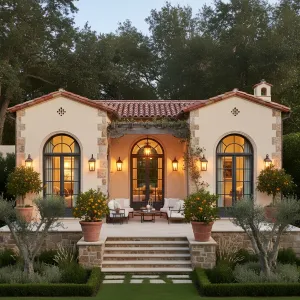 Lantern-Lit Loggia Med Bungalow