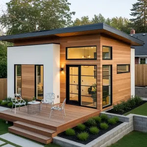 Sleek Sanctuary: The Ultimate Backyard Oasis