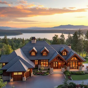 Grand Countryside Estate with Lakeside View