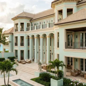 Coastal Palatial Columns Paradise