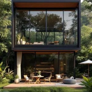 Glass Cube Sanctuary in the Tropics