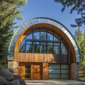 Half-Pipe Hideaway in the Woods