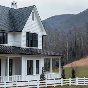 Grand White Hideaway on the Hill