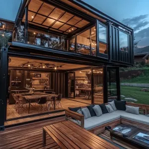 Container Home With Mezzanine