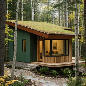 The Woodland Hideaway with a Green Topper