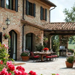 Charming Tuscan Villa with a Vibrant Garden