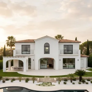 Sunset Portico Poolside Retreat