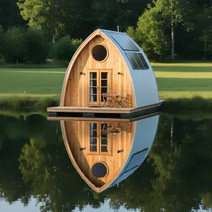 Tiny Timber Ark on Tranquil Waters