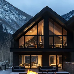 Mountainside Glass Elegance