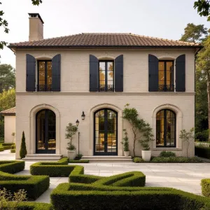 Sophisticated Stone Symphony: A Modern French Fairytale