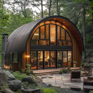 Quirky Quonset Cabin in the Woods