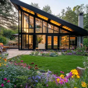 Modern Tiny House With Spectacular Garden
