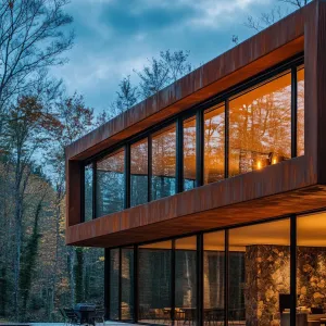 Rust-Colored Haven: A Forest Escape