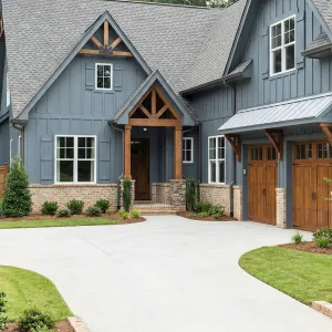 Cedar Gable Lakeside Craftsman Home